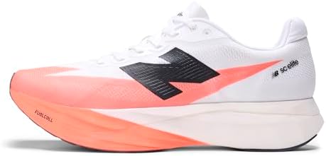 New Balance Erkek FuelCell Supercomp Elite V5, Acil Kırmızı/Beyaz